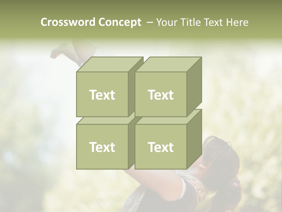 Smile Joyful Daughter PowerPoint Template