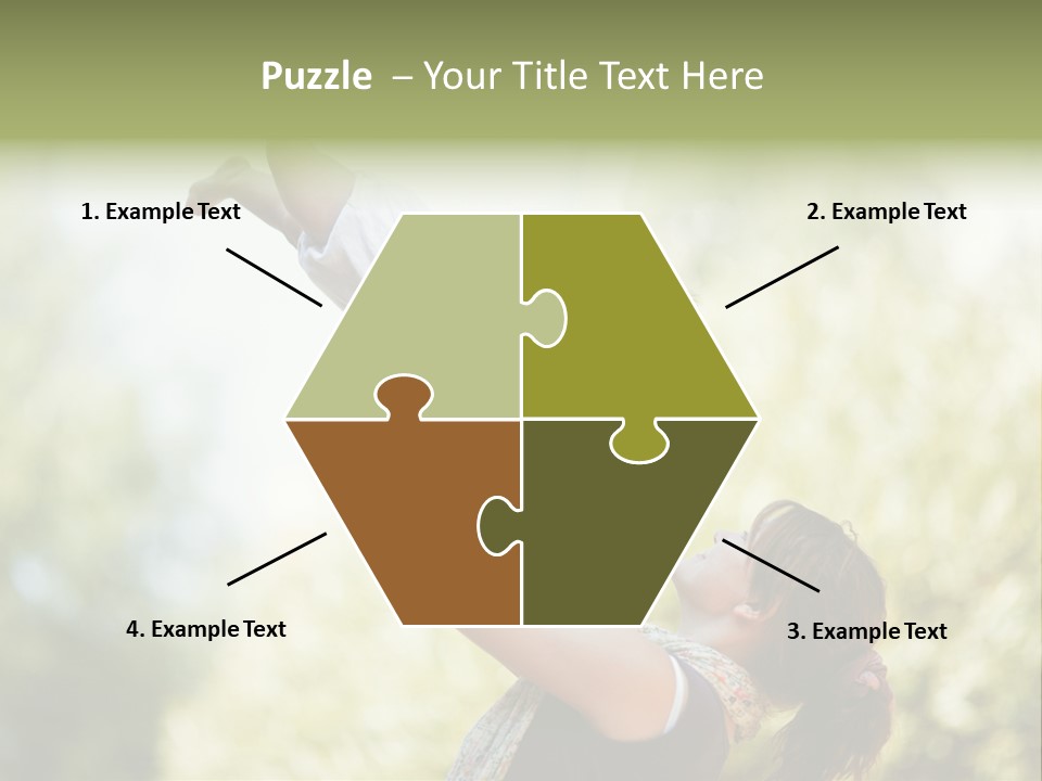 Smile Joyful Daughter PowerPoint Template