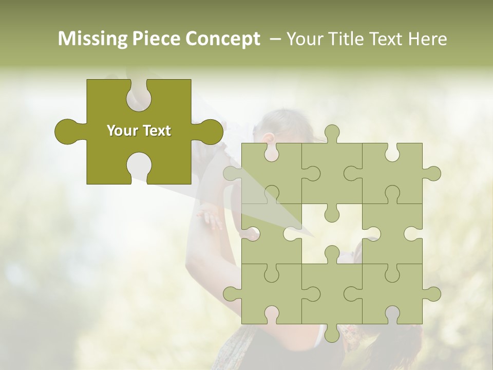 Smile Joyful Daughter PowerPoint Template