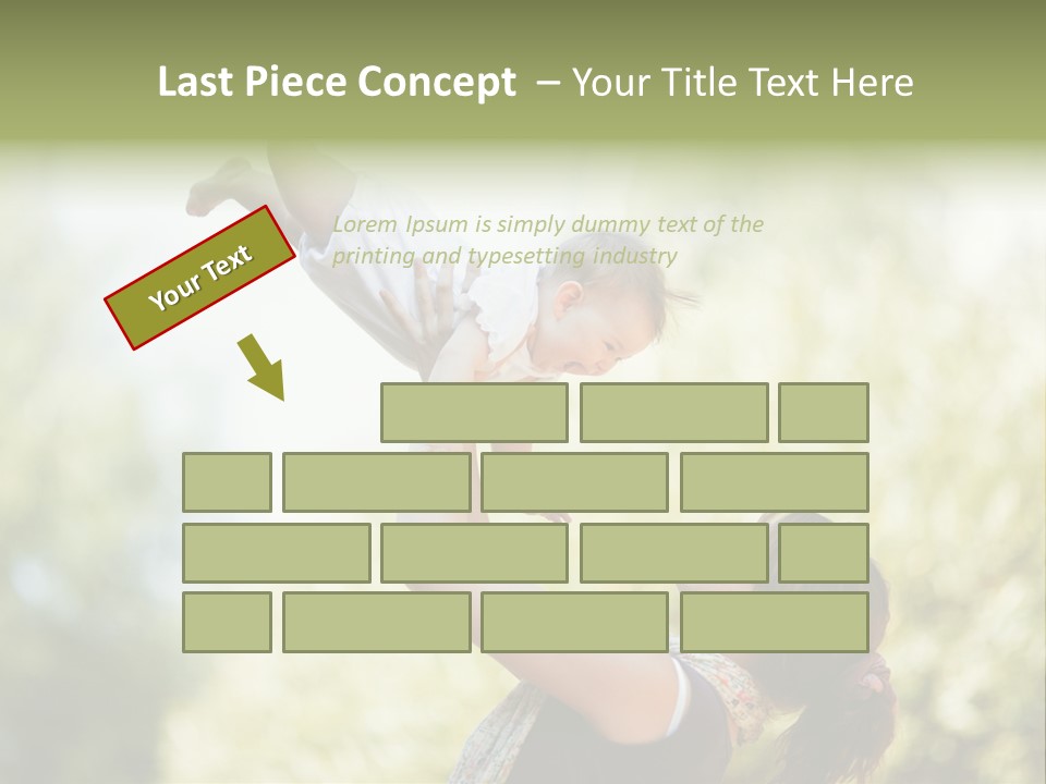 Smile Joyful Daughter PowerPoint Template