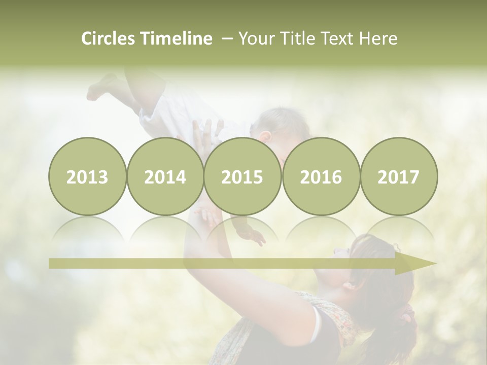 Smile Joyful Daughter PowerPoint Template