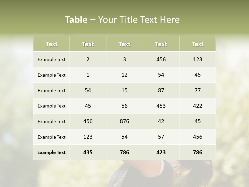 Smile Joyful Daughter PowerPoint Template