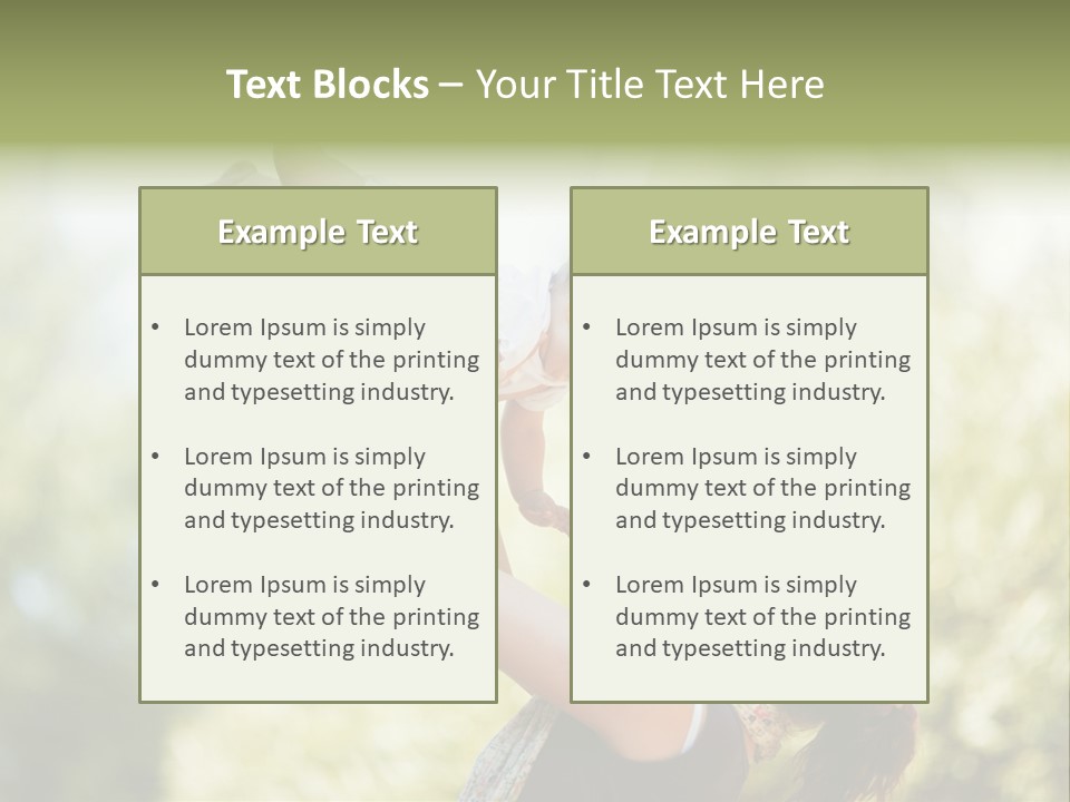 Smile Joyful Daughter PowerPoint Template