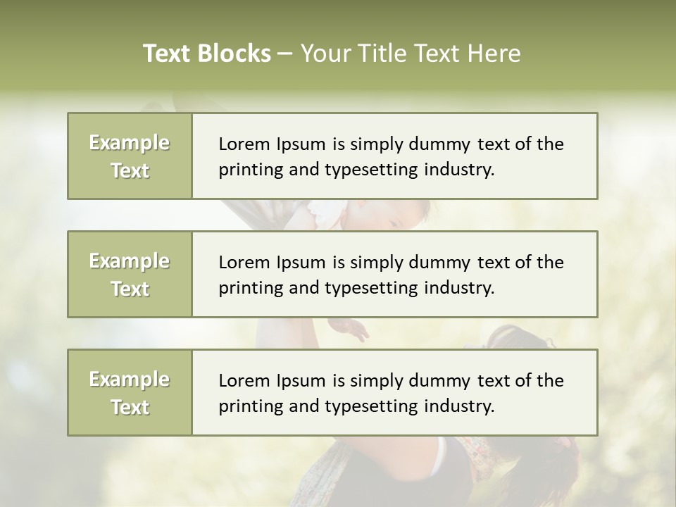 Smile Joyful Daughter PowerPoint Template