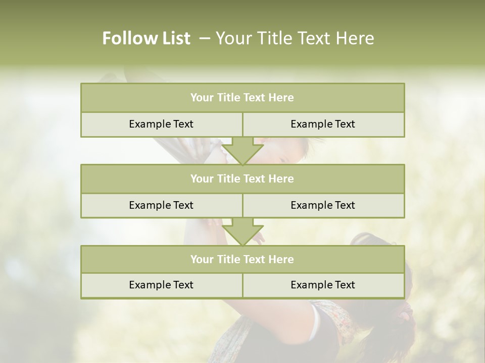 Smile Joyful Daughter PowerPoint Template