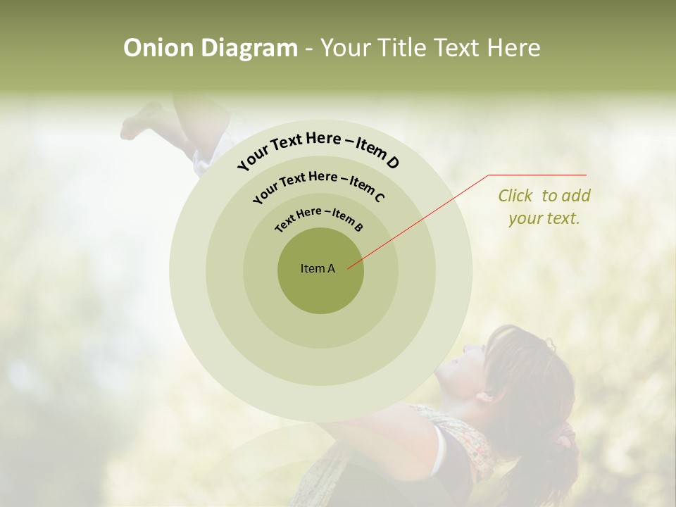 Smile Joyful Daughter PowerPoint Template