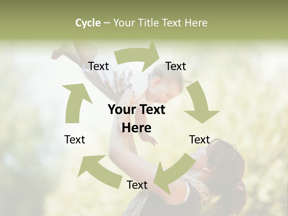 Smile Joyful Daughter PowerPoint Template