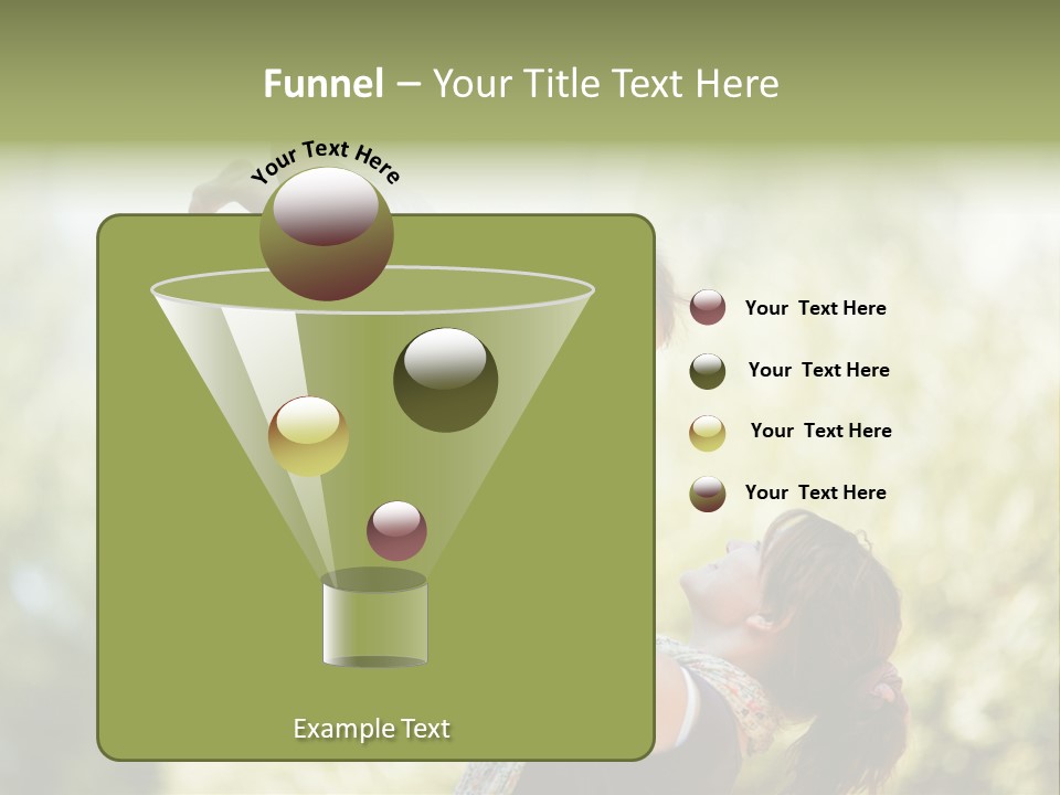 Smile Joyful Daughter PowerPoint Template