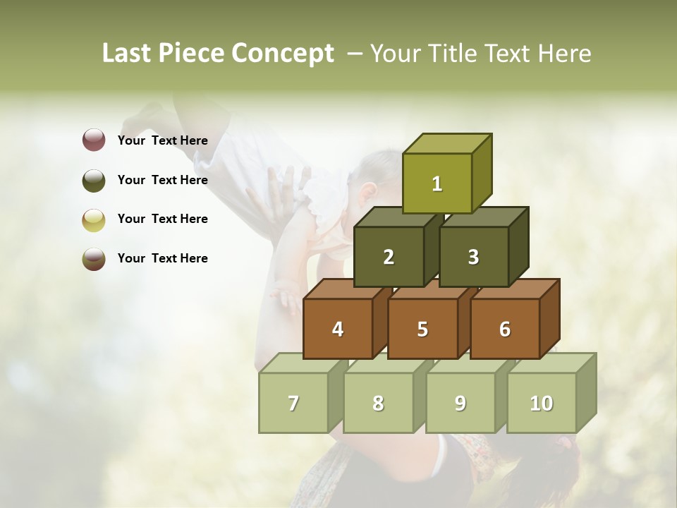 Smile Joyful Daughter PowerPoint Template