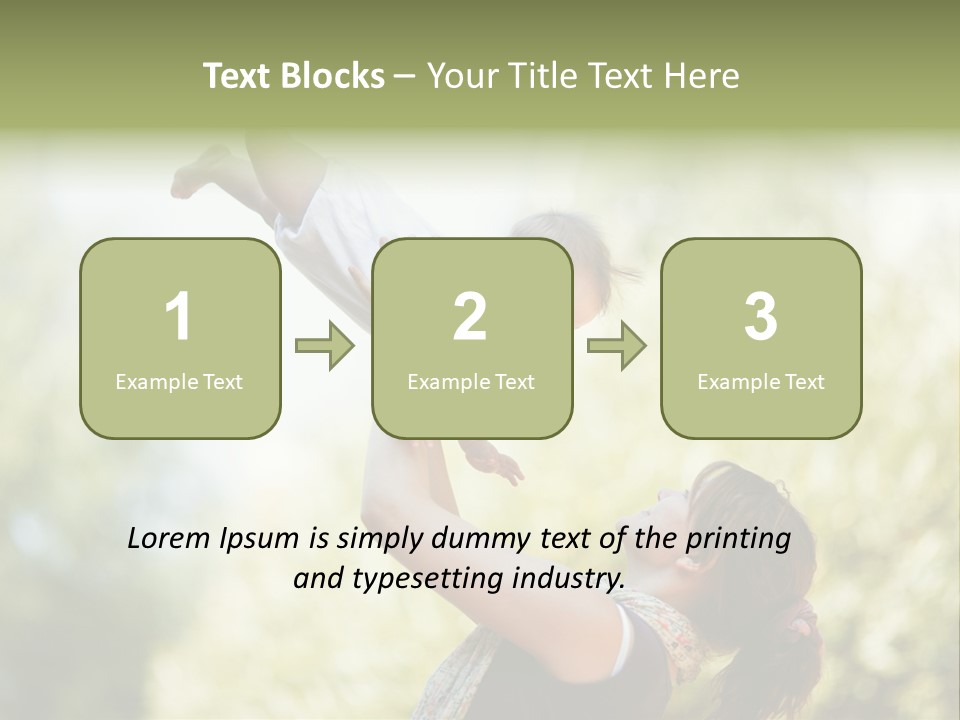 Smile Joyful Daughter PowerPoint Template