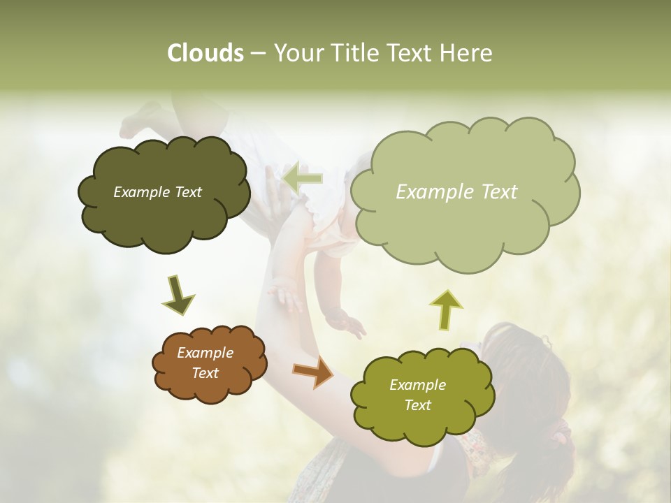 Smile Joyful Daughter PowerPoint Template
