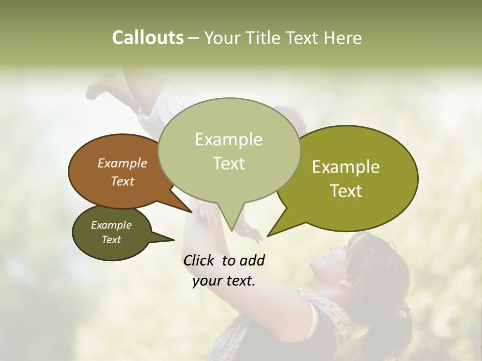 Smile Joyful Daughter PowerPoint Template