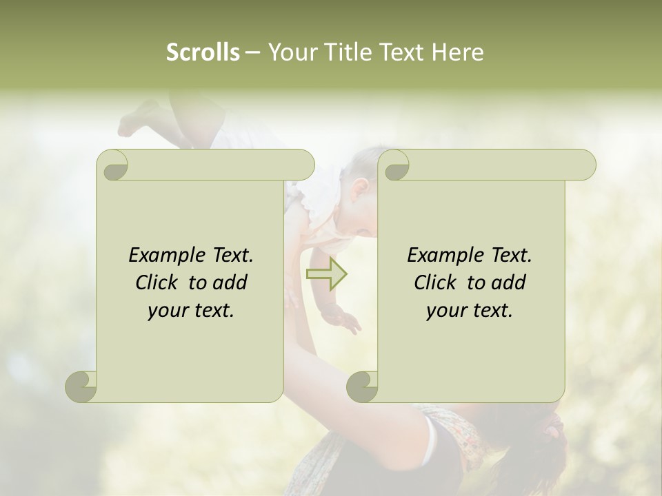 Smile Joyful Daughter PowerPoint Template