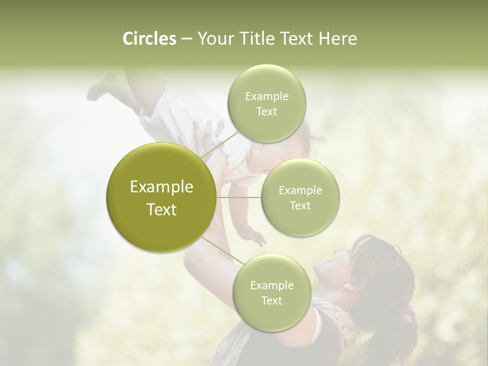 Smile Joyful Daughter PowerPoint Template