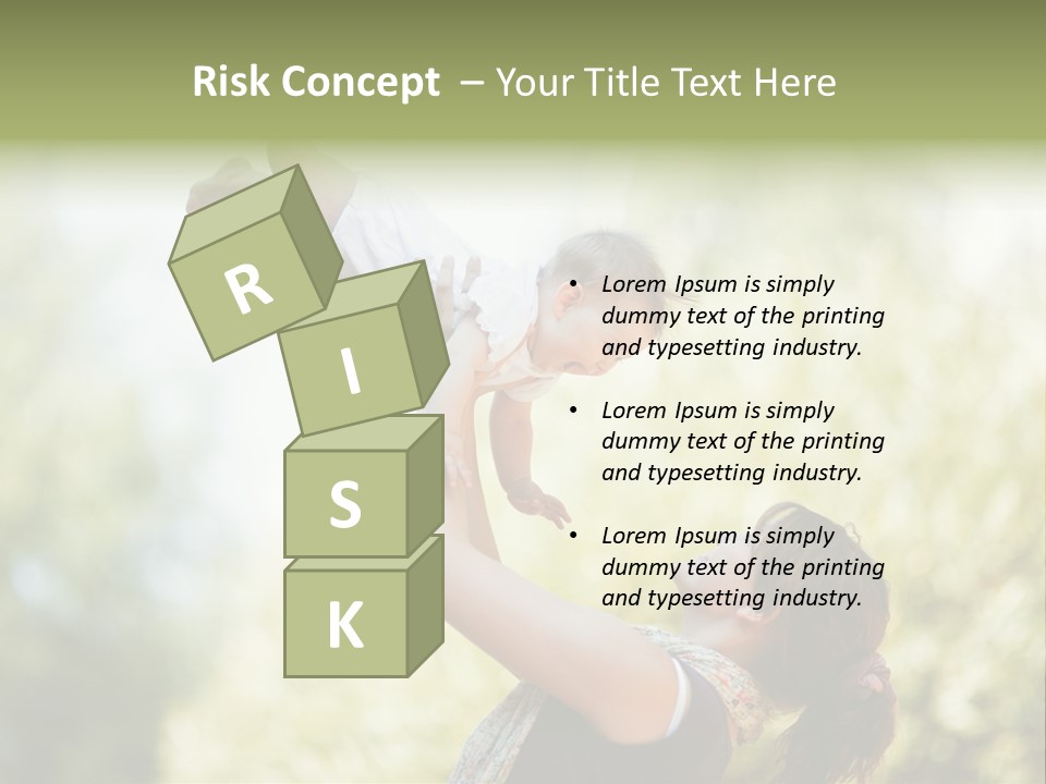 Smile Joyful Daughter PowerPoint Template