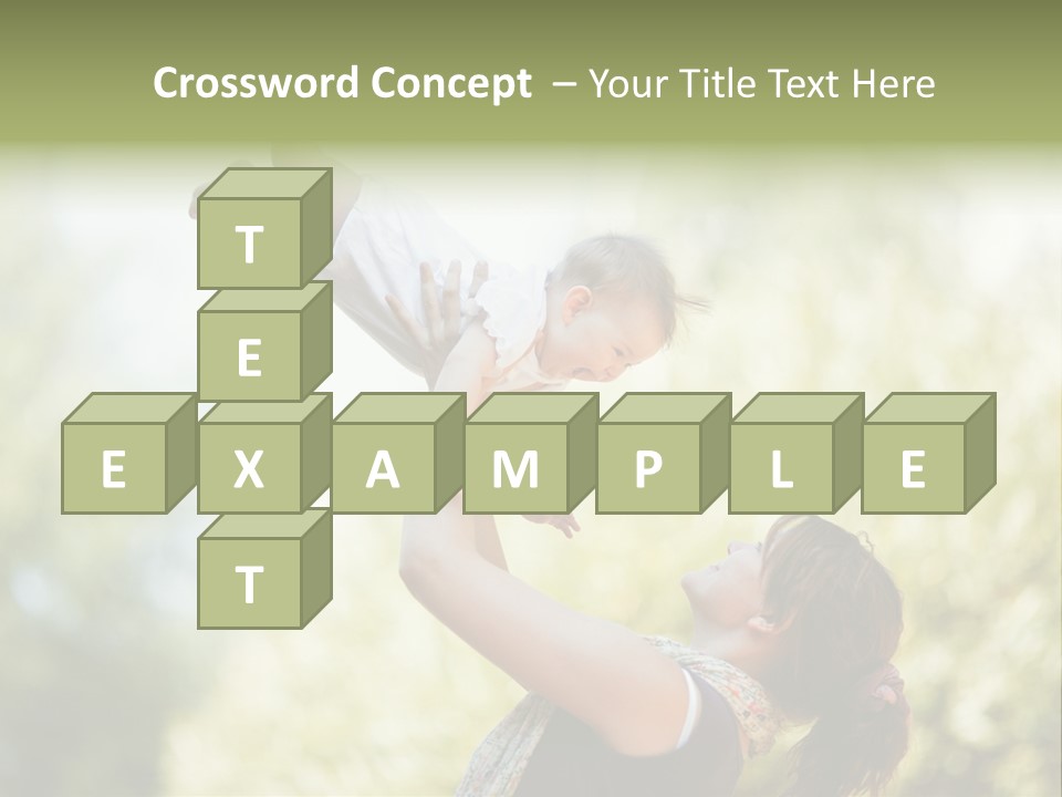 Smile Joyful Daughter PowerPoint Template