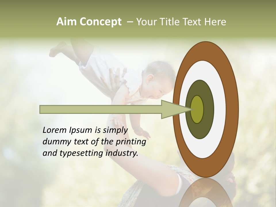 Smile Joyful Daughter PowerPoint Template