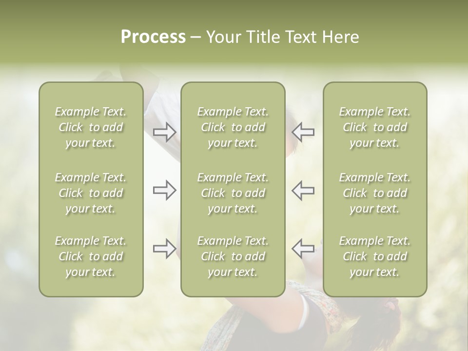 Smile Joyful Daughter PowerPoint Template