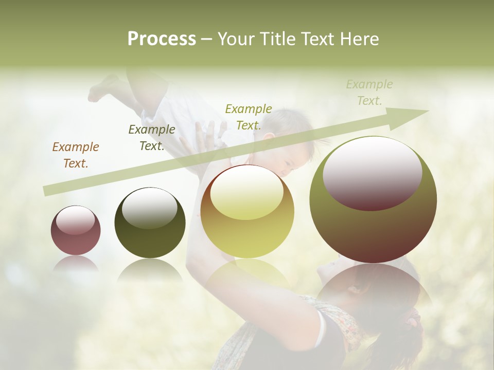 Smile Joyful Daughter PowerPoint Template