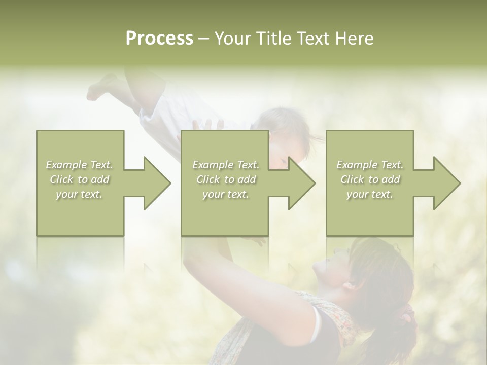 Smile Joyful Daughter PowerPoint Template