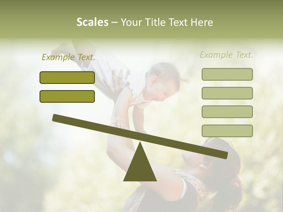 Smile Joyful Daughter PowerPoint Template