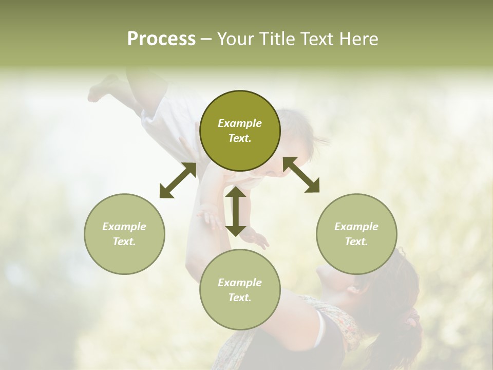 Smile Joyful Daughter PowerPoint Template