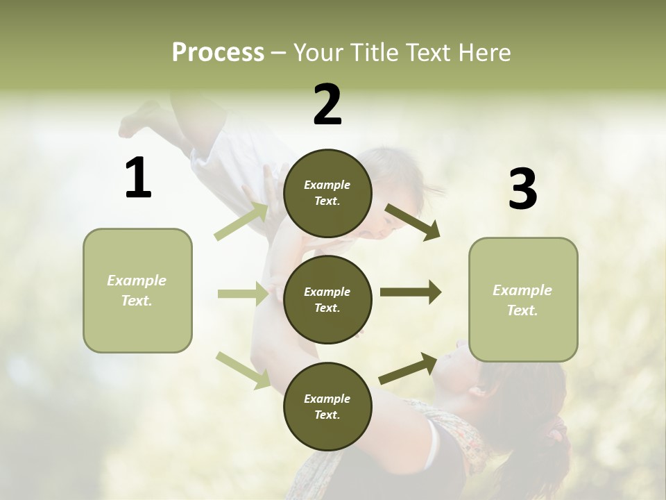 Smile Joyful Daughter PowerPoint Template