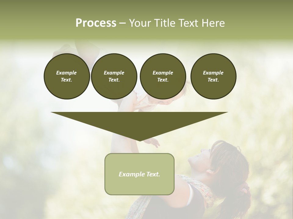 Smile Joyful Daughter PowerPoint Template