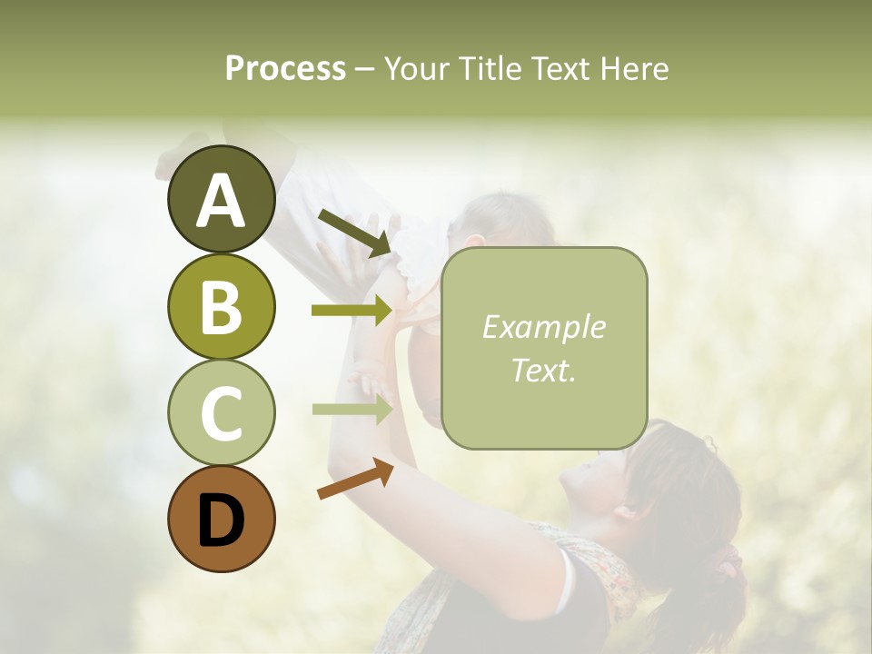 Smile Joyful Daughter PowerPoint Template