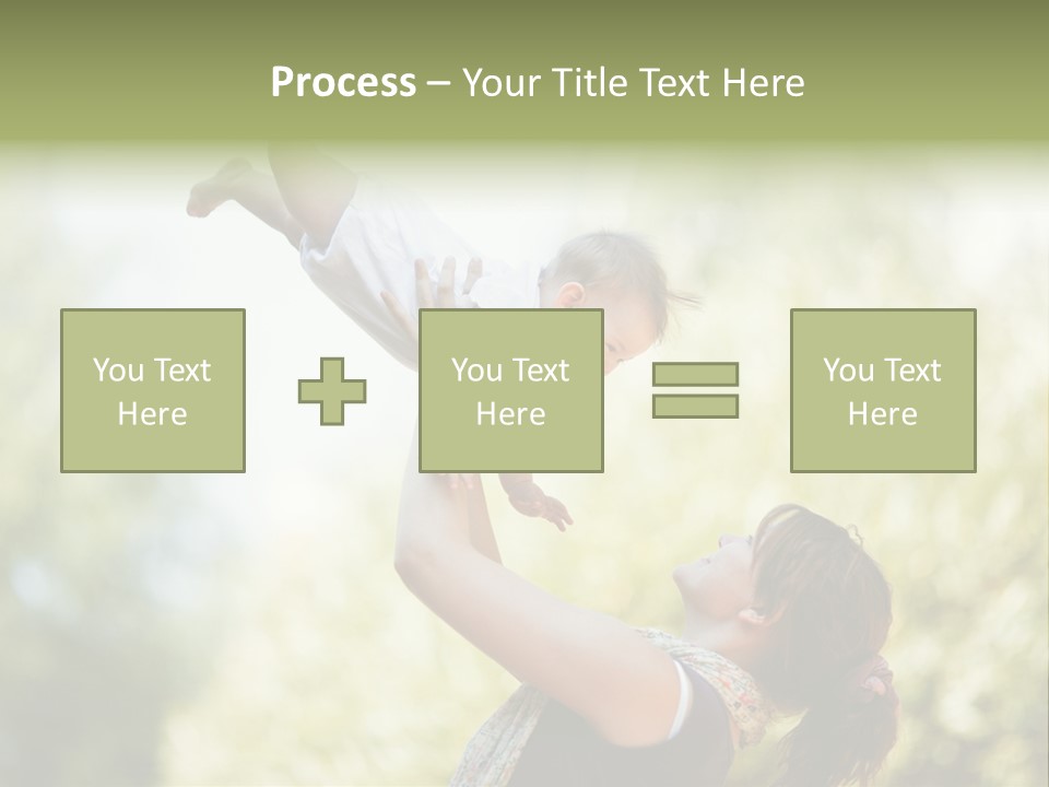 Smile Joyful Daughter PowerPoint Template