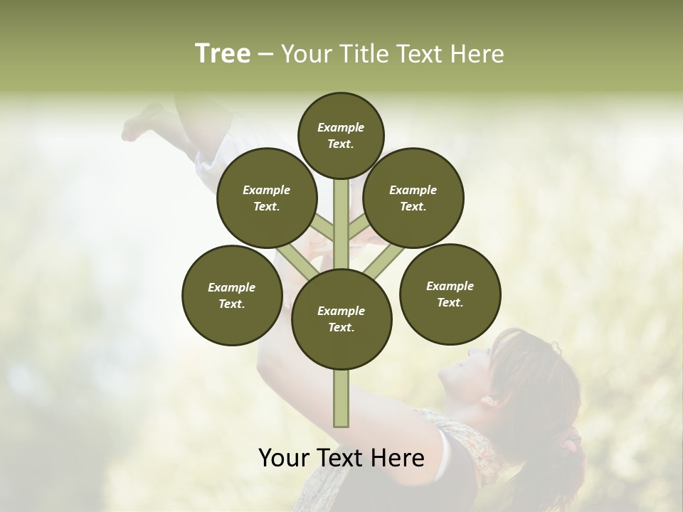 Smile Joyful Daughter PowerPoint Template