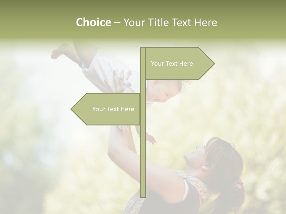 Smile Joyful Daughter PowerPoint Template