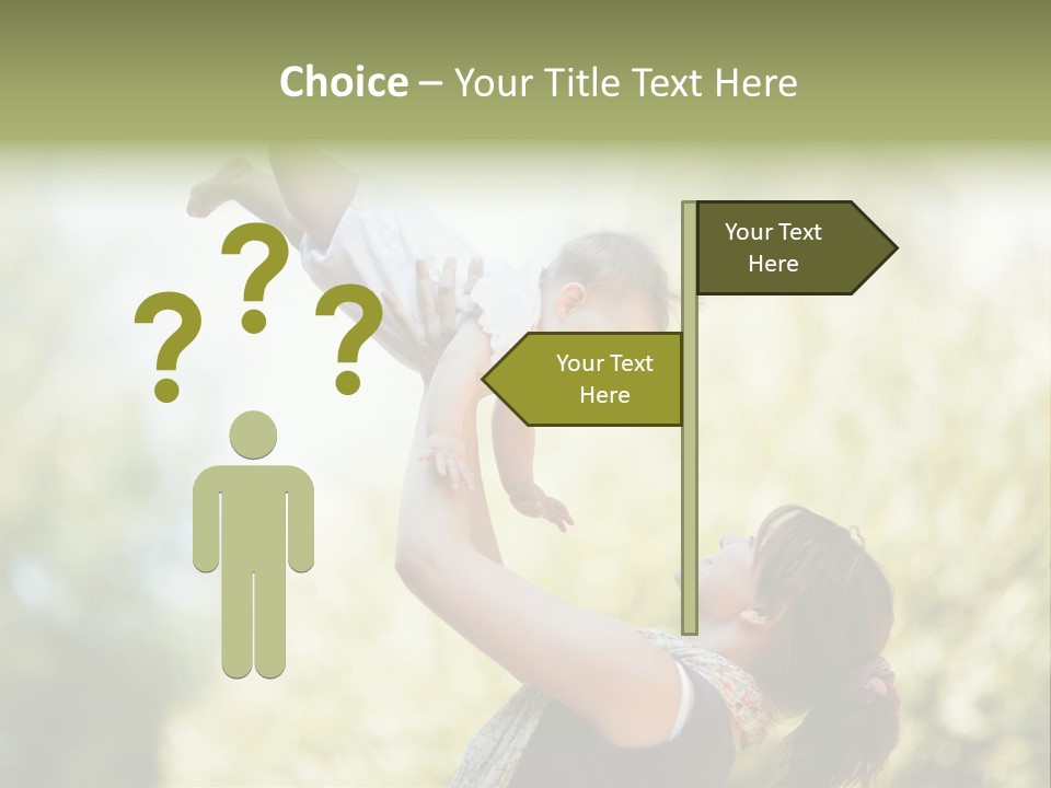 Smile Joyful Daughter PowerPoint Template