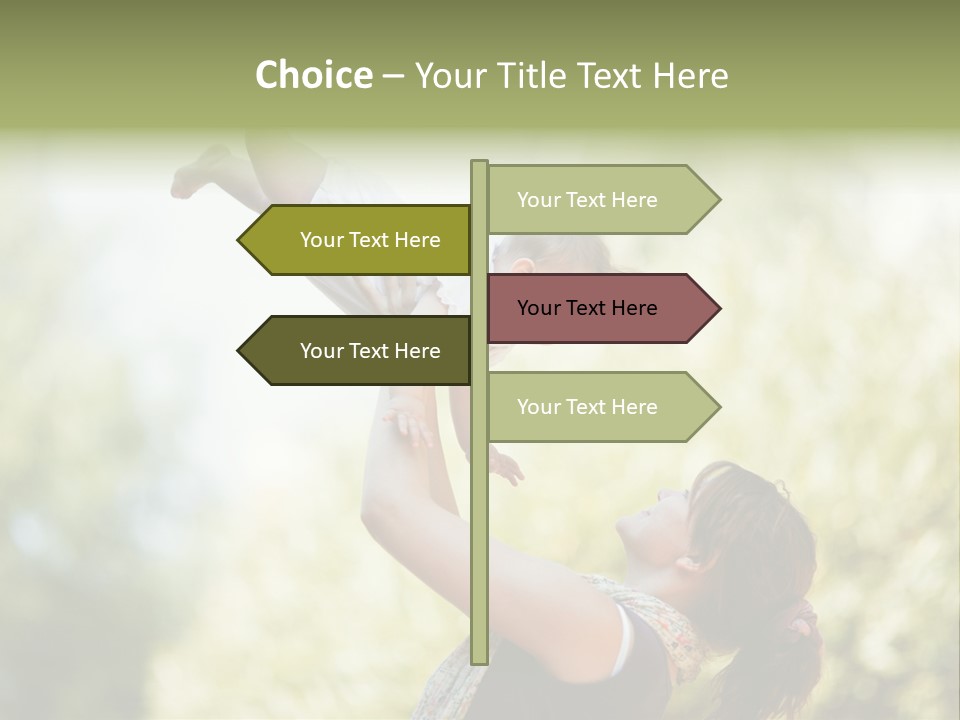 Smile Joyful Daughter PowerPoint Template