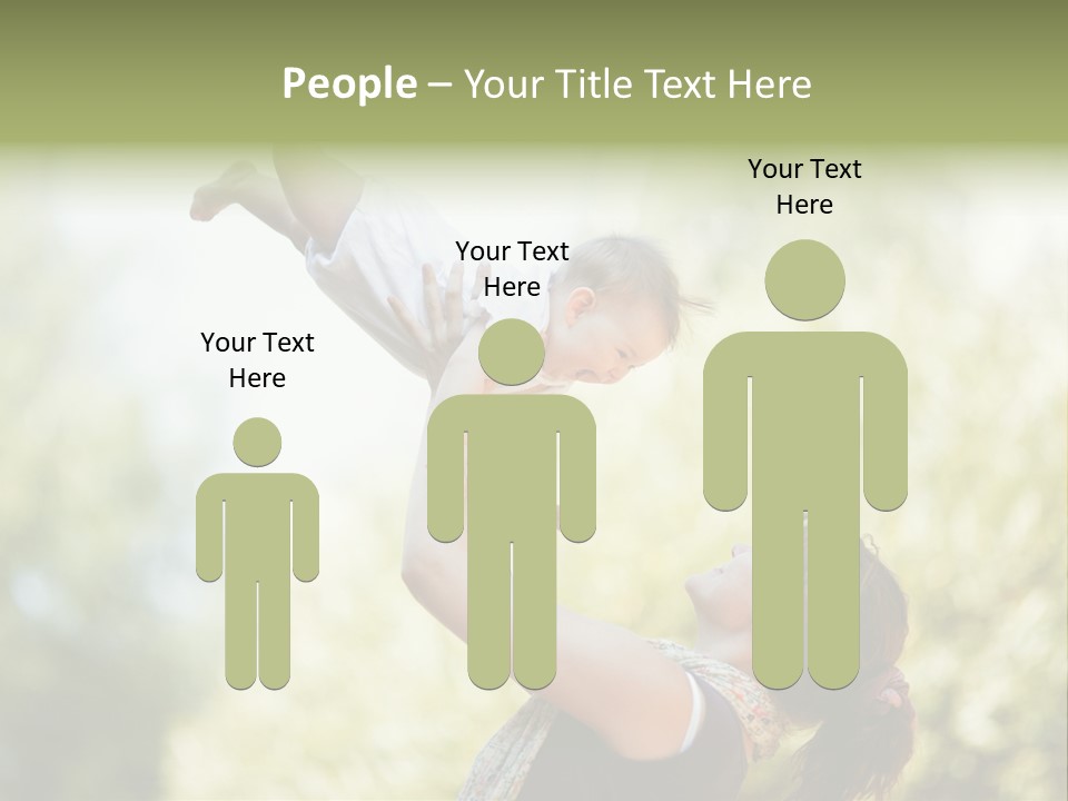 Smile Joyful Daughter PowerPoint Template