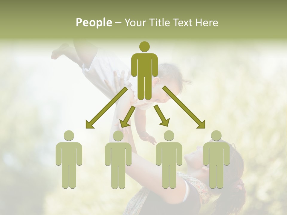 Smile Joyful Daughter PowerPoint Template