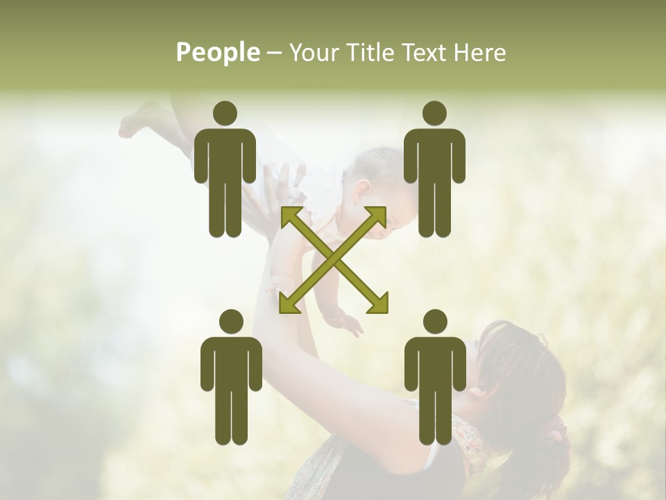 Smile Joyful Daughter PowerPoint Template