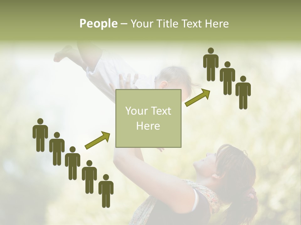 Smile Joyful Daughter PowerPoint Template