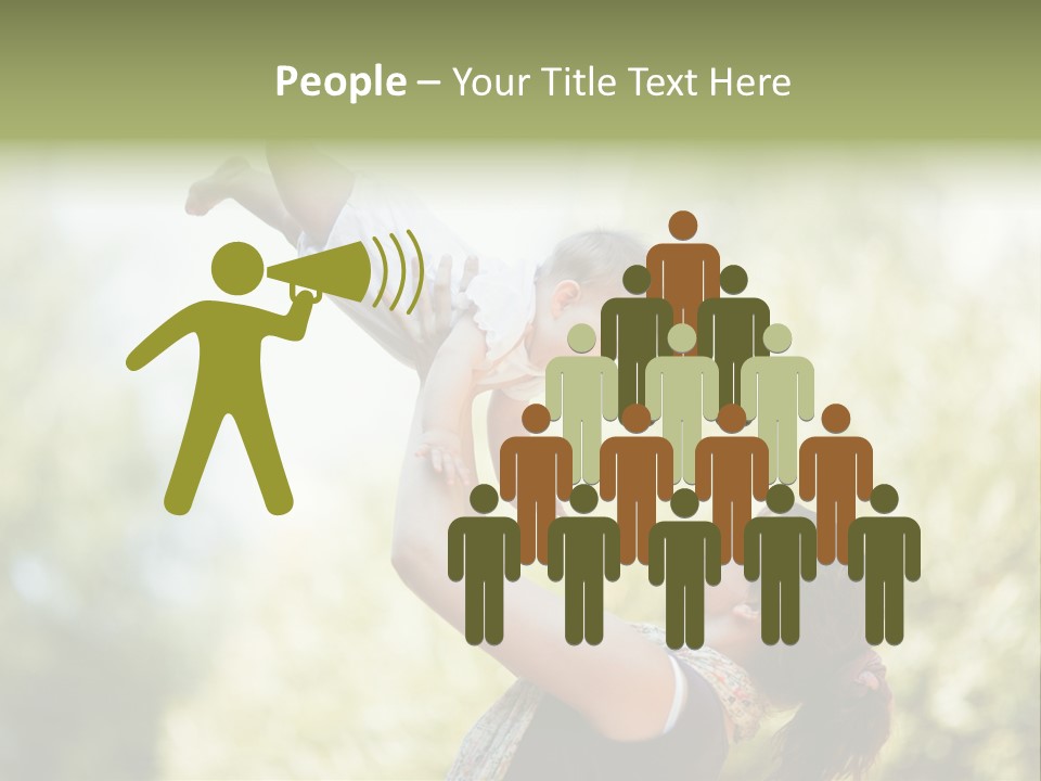 Smile Joyful Daughter PowerPoint Template