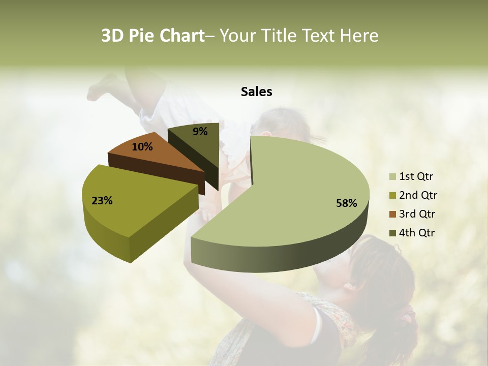 Smile Joyful Daughter PowerPoint Template
