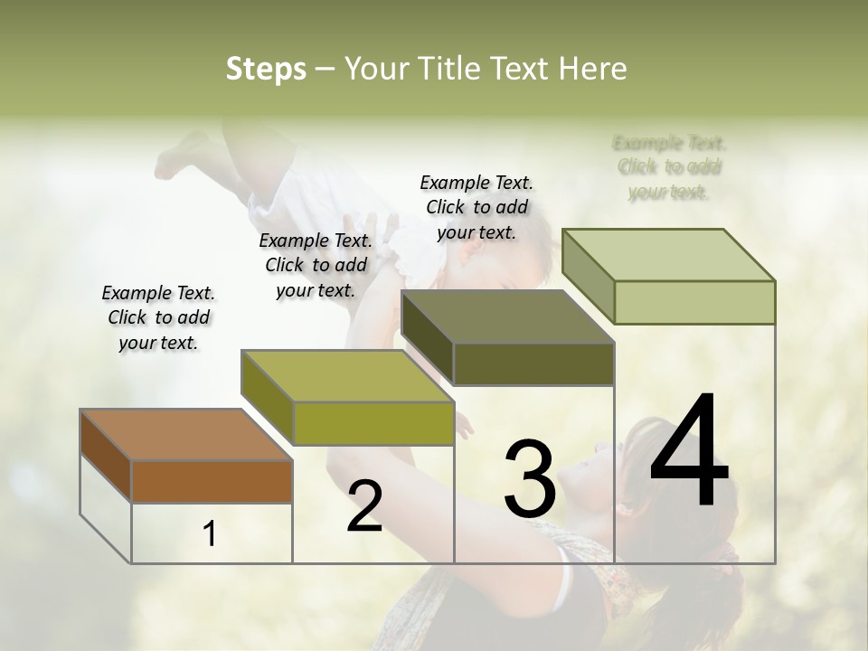 Smile Joyful Daughter PowerPoint Template