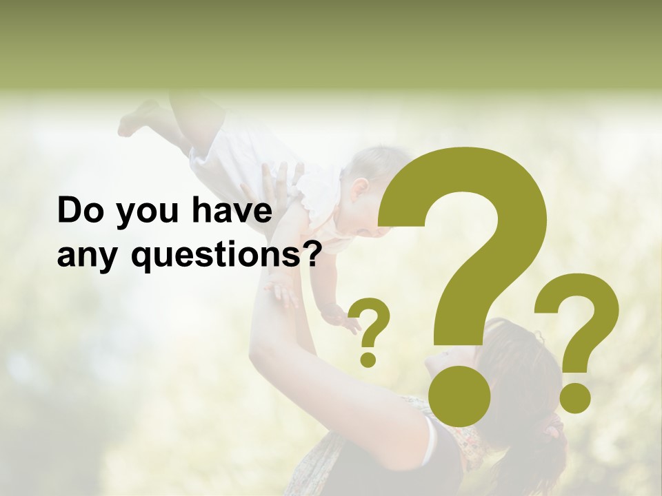 Smile Joyful Daughter PowerPoint Template