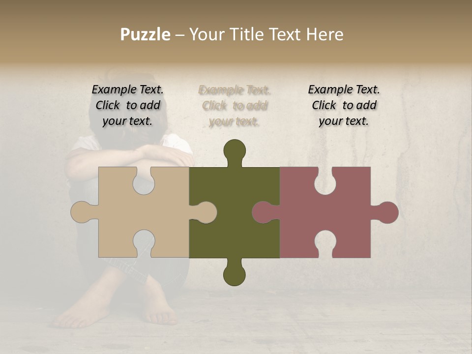 Legs Person Fear PowerPoint Template