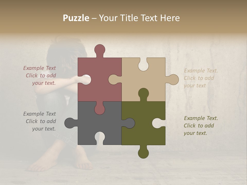 Legs Person Fear PowerPoint Template