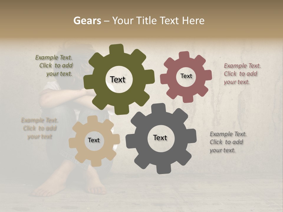 Legs Person Fear PowerPoint Template