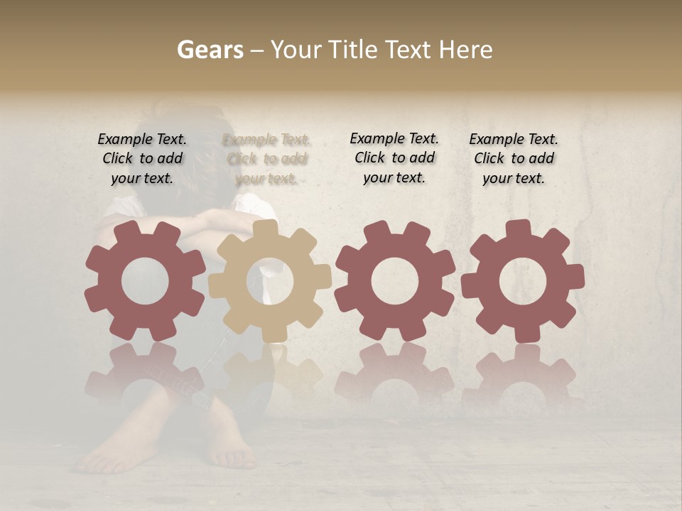 Legs Person Fear PowerPoint Template