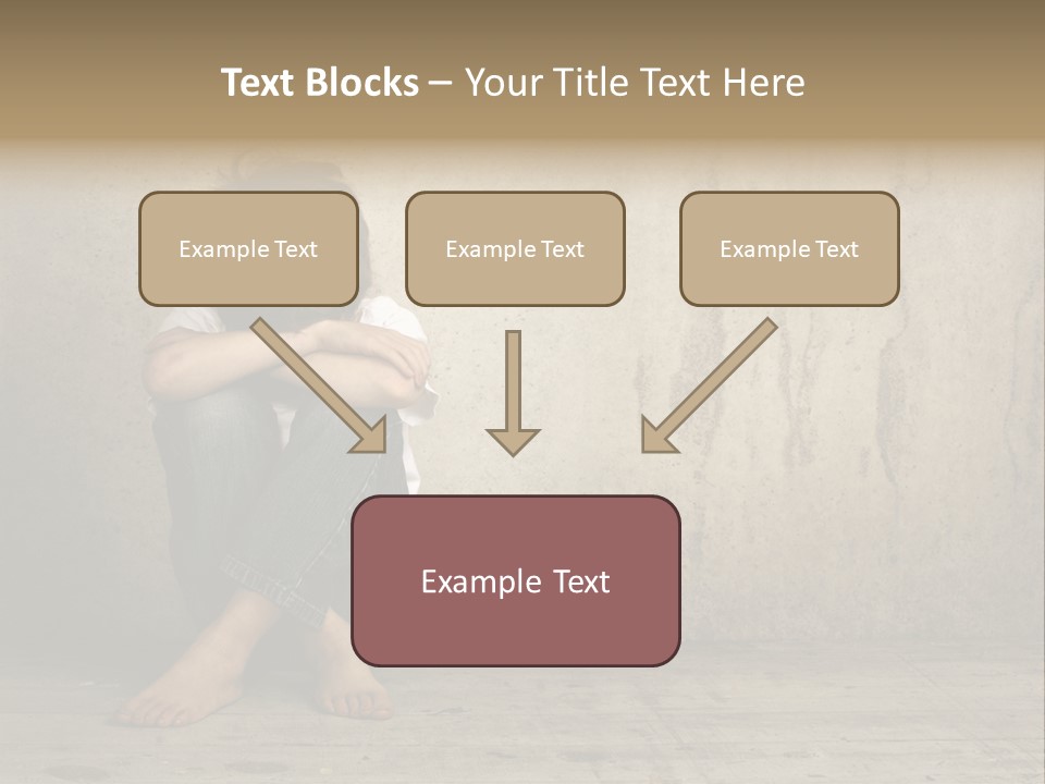Legs Person Fear PowerPoint Template