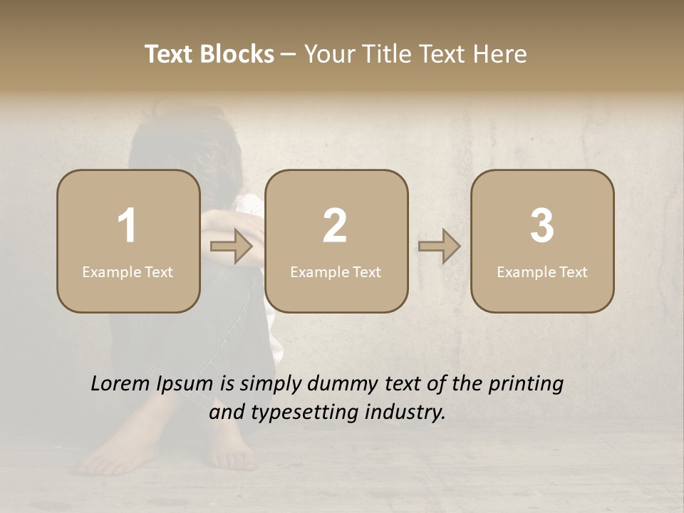 Legs Person Fear PowerPoint Template