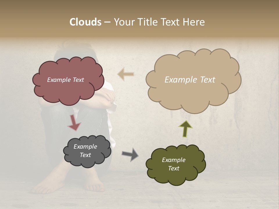 Legs Person Fear PowerPoint Template