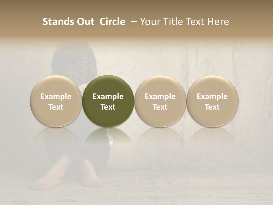 Legs Person Fear PowerPoint Template